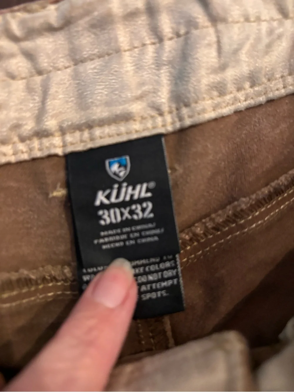 Kuhl Men's Rydr  Pants in Light Brown 30x32